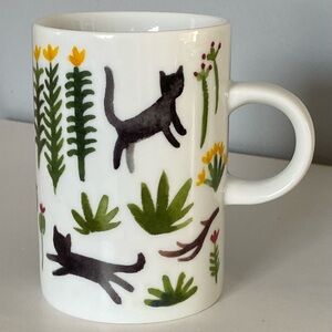 Cat Mug Danica Studio Cactus Southwest Desert Ceramic Coffee Tea Floral EUC